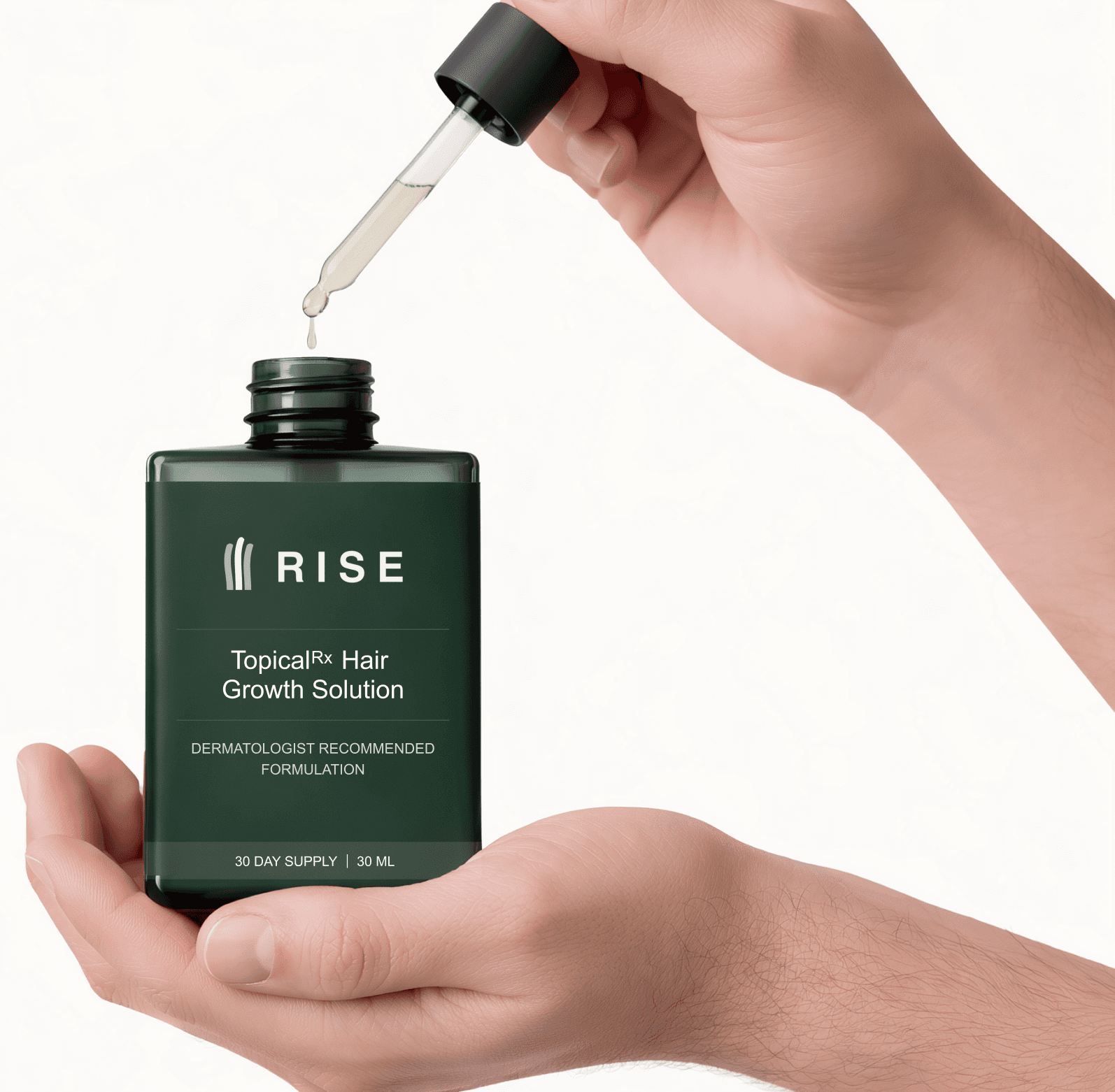 Rise topical hair growth prescription bottle